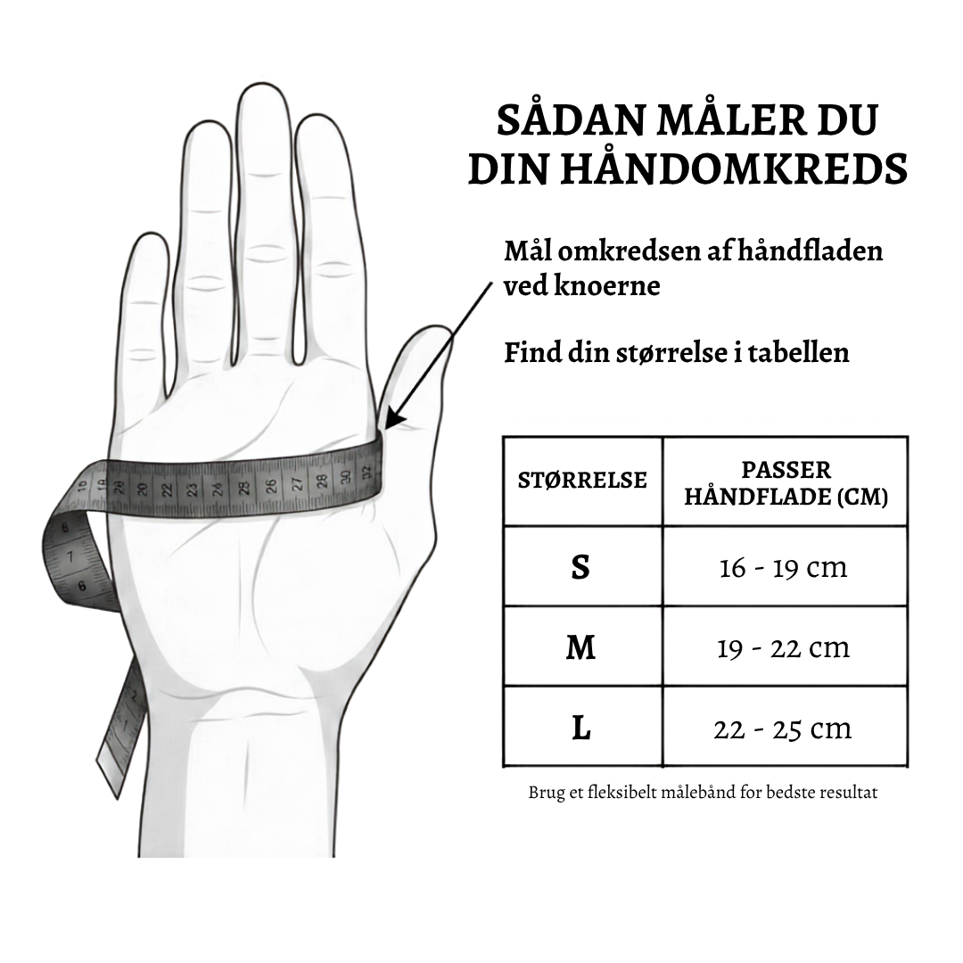 Håndledsstøtte med kobbertråde og kompression